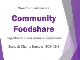 West Dunbartonshire Community Foodshare Logo