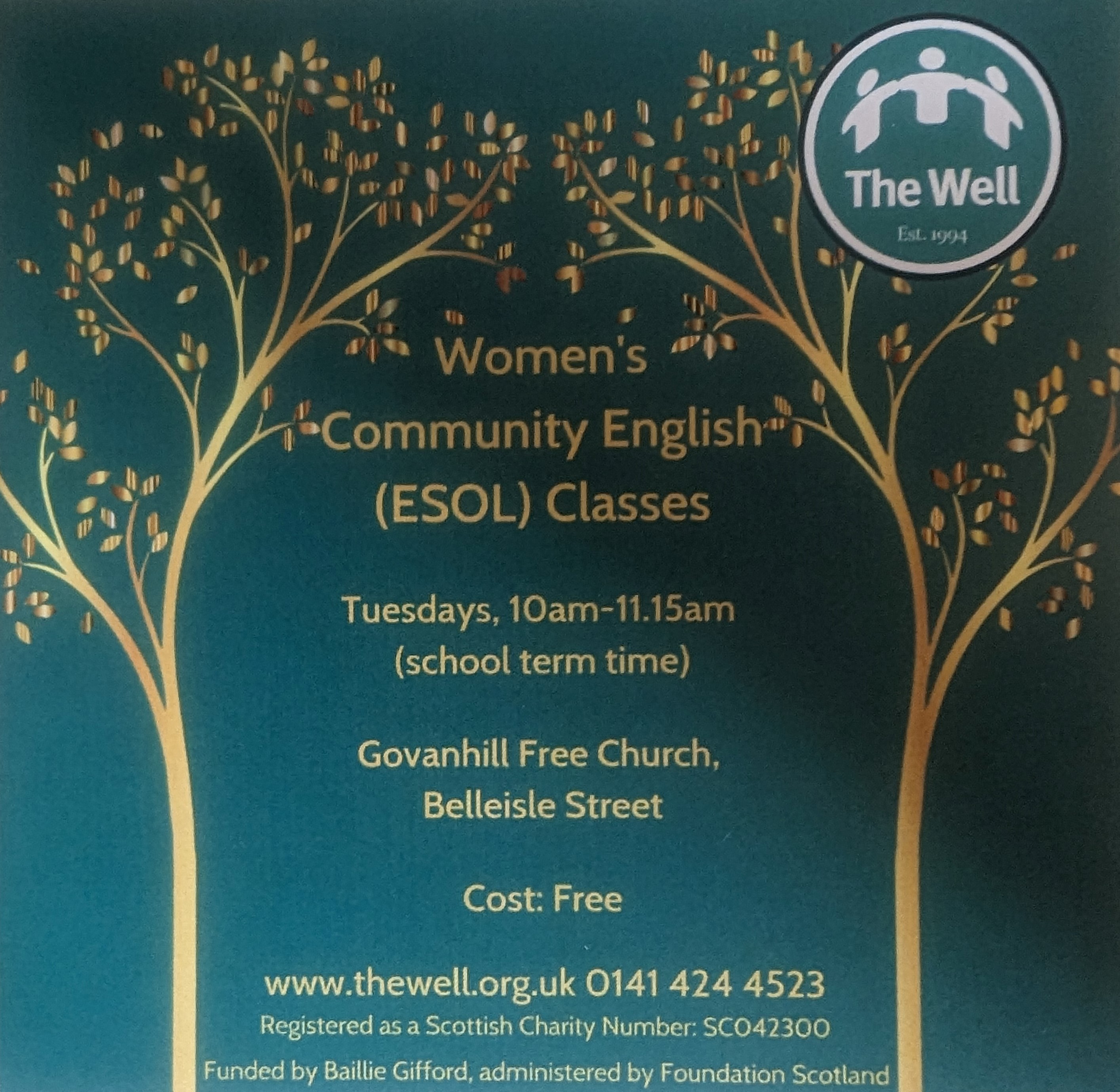 Women's Community ESOL classes Logo