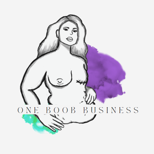 One Boob Business Logo