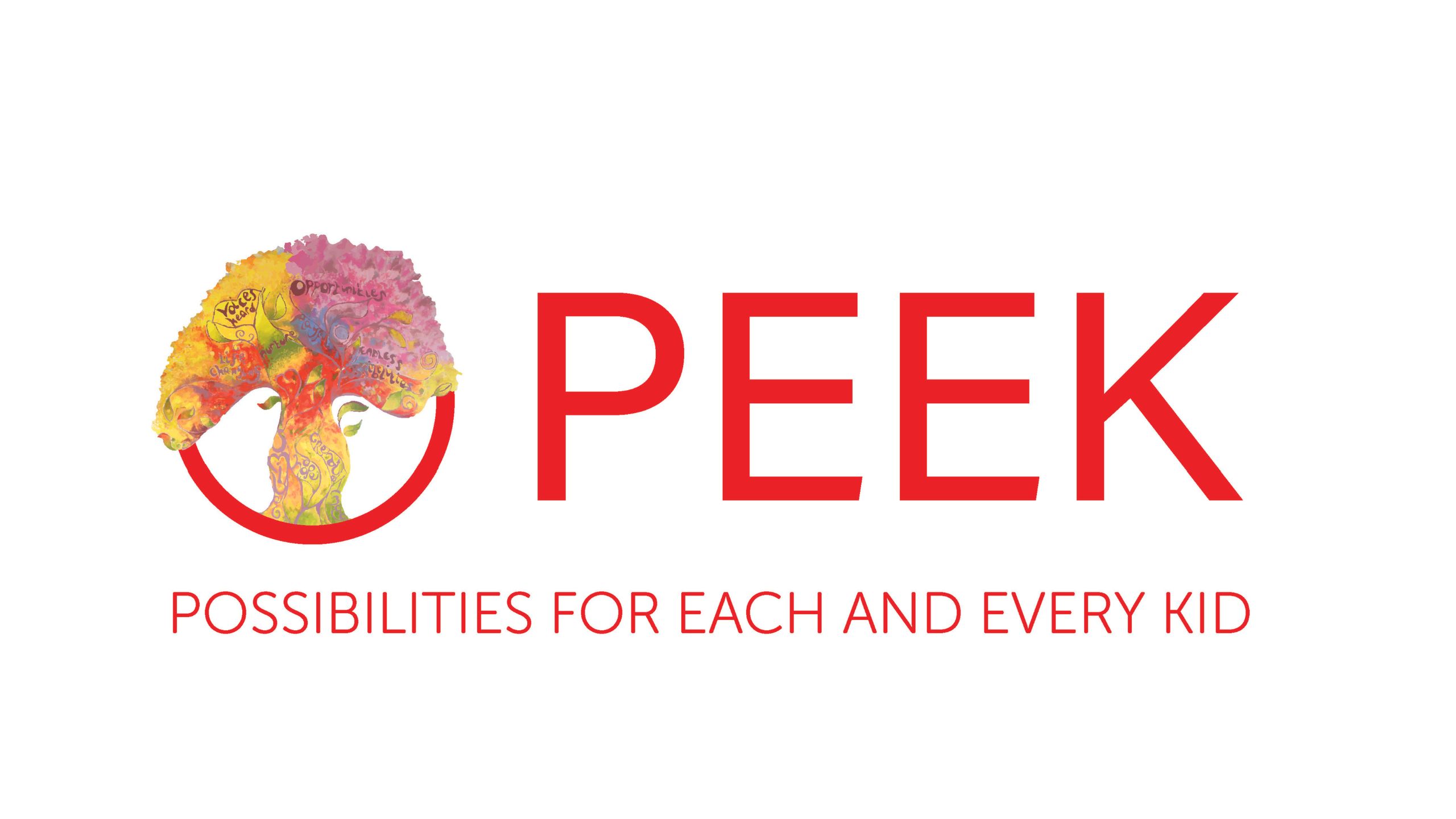 PEEK - Possibilities for Each and Every Kid Logo